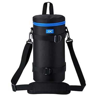 Imagem de JJC 130x290 mm Estojo de lente de luxo com alça de ombro de 120 cm para Canon Nikon Sony Fujifilm Pentax Olympus Samsung Panasonic Lentes