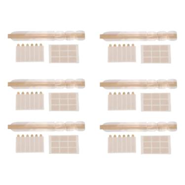 Imagem de Tira Adesiva Tela do Computador Com Suportes de Instalação Deslizantes Plásticos, Guia de Suporte de Montagem Dupla Transparente Fino para a Fixação do Filtro do Monitor de