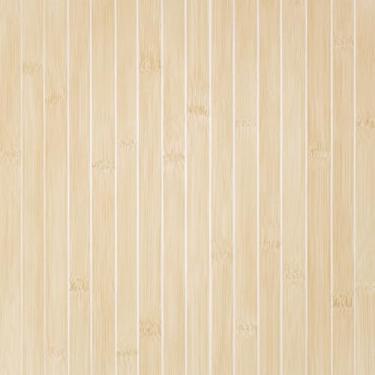 Imagem de VEELIKE Papel de parede listrado de bambu descasque e cole papel de contato de madeira para bancadas à prova d'água papel de parede de madeira leve 40 x 395 cm, papel de parede autoadesivo removível