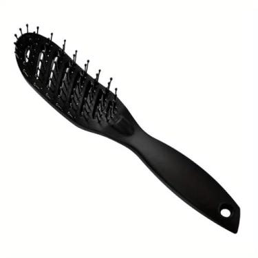 Imagem de Pente desembaraçador para cabelos cacheados | Dentes de nylon com pontas arredondadas | Estilo protetor seguro (2 peças)