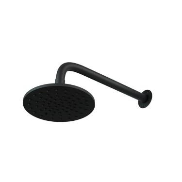 Imagem de Chuveiro Redondo Luxo Banho Revigorante E Confortável. Preto