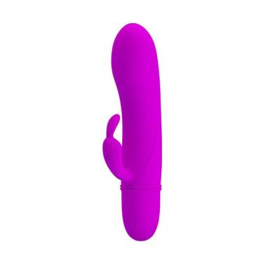 Imagem de Mini Vibrador Com 10 Vibrações E Estimulador Clitoriano Caesar- Pretty Love Magenta