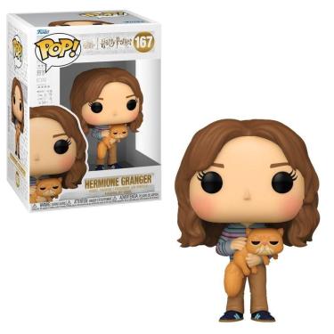 Imagem de Boneco Funko POP! Harry Potter Hermione With Crookshanks