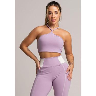 Imagem de Top Cropped Duplo Alcinha Poliamida Mvb Modas-Feminino