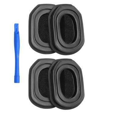 Imagem de BJKing Pacote Com 2 Almofadas De Gel Para Fones Ouvido Eletrônicos Walker Razor Slim, Alta Densidade Redução Ruído, Copos Reposição, Série Xcel/Protetor Auricular Passivo, Preto