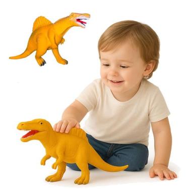 Imagem de Dino Espinossauro Vinil Brinquedo Infantil Grande Atoxico - Bee Toys