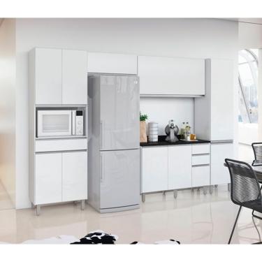 Imagem de Cozinha Compacta Top Class 10 Portas 3 Gavetas Branca