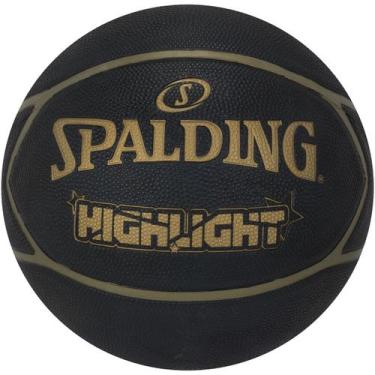 Imagem de Bola De Basquete Spalding Highlight - Dourado