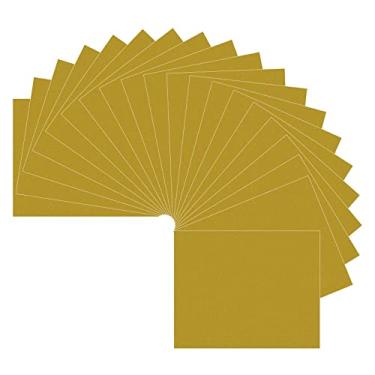 Imagem de HTVRONT Pacote De Vinil Dourado Para Transferência Térmica: Com 20 Unidades 30 Cm X 25 Passar A Ferro Em Camisetas, Cricut, Silhouette Cameo Ou Máquina Prensa.