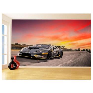 Imagem de Papel De Parede Carro Lamborghini V10 Huracan 3,5M Car229 - Você Decor