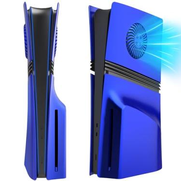 Imagem de Koiiko Painel Frontal Para Ps5 Pro Com Ventilação De Resfriamento, Capa Protetora Substituição Pro, Abs Rígido À Prova Choque, Anti-Riscos, Poeira, Acessórios Playstation 5 Disc Edition