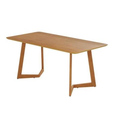 Imagem de Mesa de Jantar Retangular Fineza Cinamomo 1,20 M - JCM Movelaria