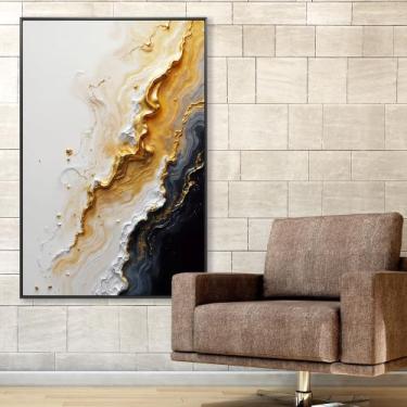 Imagem de Quadro decorativo efeito 3D - MeMoldura, Chassi Borda Infinita, 120x18