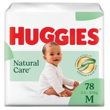 Imagem de Huggies Fralda Descartável Premium Natural Care M - 78 Fraldas