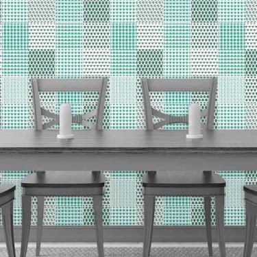 Imagem de Papel de Parede Adesivo Azulejo Xícaras 223539928 0,58x2,50M - Adesivo