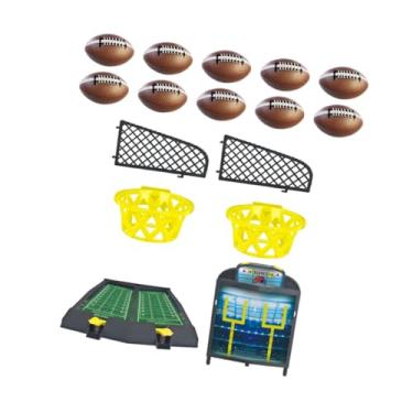 Imagem de MERIGLARE Jogo de mesa de fliperama de rúgbi, brinquedo educacional de festa, mini rúgbi, jogo de mesa para casa, 2 jogadores, meninos e meninas, escritório