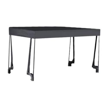 Imagem de IEUDNS Toldo, toldo para carrinho de mão, guarda-, acessórios versáteis, removível para carrinho dobrável, guarda- para carrinhos de acampamento de 8, Preto