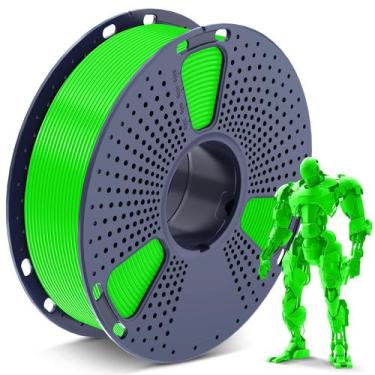 Imagem de Filamento de impressora 3D SUNLU PLA 1,75 mm 1 kg Bobina verde