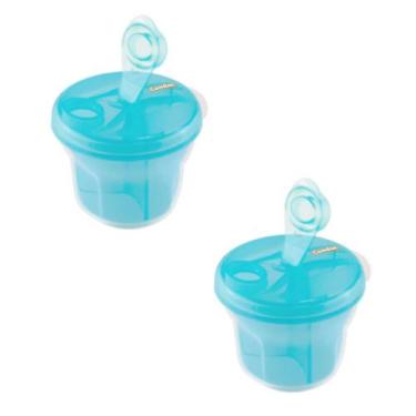 Imagem de Dosador De Leite Em Pó Para Bebê 2 Pçs Azul Comtac Kids 1340 - Comtac 