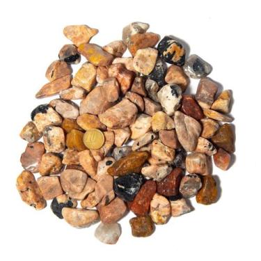 Imagem de 1 kg Turmalina No Feldspato Rolado Natural M 20 a 35mm TipoB - Cristai
