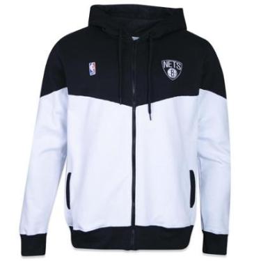 Imagem de Moletom Canguru Fechado NBABrooklyn Nets World New Era Masculino-Masculino