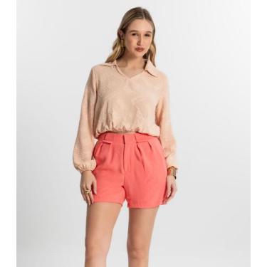 Imagem de Shorts Feminino Cós Duplo Air Flow Endless Rosa, G, Rosa