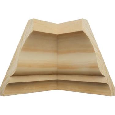 Imagem de 2 5/20.3 cm P x 8 cm A WM48 Americraft Madeira Maciça Grau TrimPro Coroa Moldagem Interior Canto, Pinheiro (Matches Moulding MLDW01X04WM48PI)