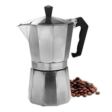Imagem de Cafeteira Italiana Alumínio 6 Cafés Xícaras Expresso 300ml Original Qu