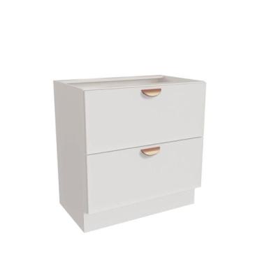 Imagem de Balcão 2 Gavetões 80cm sem Tampo Arizona CabeCasa MadeiraMadeira