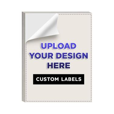 Imagem de Etiquetas: S, impressão superfina, cor de néon brilhante personalizada 8,5x5,5