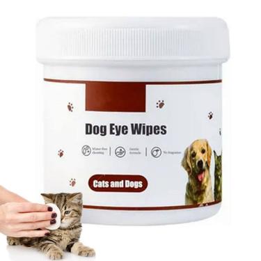 Imagem de Lenço Umedecido Pet Cao Cato Cachorro Limpeza Olhos Animal de Estimaçao Seguro Suave