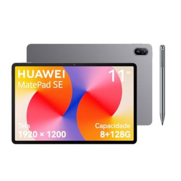 Imagem de Tablet, HUAWEI MatePad SE 11, 8+128GB, Tela HUAWEI FullView de 11" para Conforto Visual，Superbateria de 7700 mAh 22,5W，Câmera Traseira 8 MP，Câmera Frontal 5 MP，Cinza Nebula
