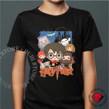 Imagem de Camiseta Infantil OU Adulto até G2 Harry Potter - Mina Store, Preto, P