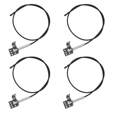 Imagem de WUVYFWN IG-49B BG179A Eletrodo Igniter Grill Peças de Reposição para Master Forge Grill BG179 Série Fio de Ignição BG1795BAL 98162 BG1793B-A BG179C CIMF1-X3 503225-10 IG49B 102192 BG177 9, 4 peças