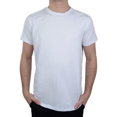 Imagem de Camiseta Masculina MC Olho Fatal Algodão Pima Branca - 40134-Masculino