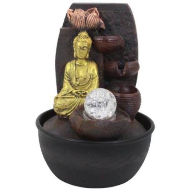 Imagem de Fonte De Água Decorativa Budag Flor de Lotus Luz De Led Bivolt - Gici 