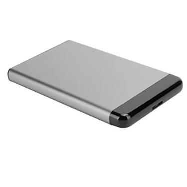 Imagem de Domary Gabinete de Disco Rígido Móvel USB3.0 Liga de Alumínio Portátil 2.5in SSD Suporte 8 TB Plug e Compatibilidade do de Reprodução Eficientes (Cinza escuro)