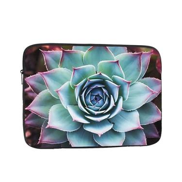 Imagem de Capa para laptop, planta suculenta, bolsa para laptop, capa protetora para notebook de 17 polegadas
