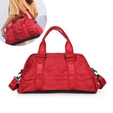 Imagem de Bolsa Mala Viagem Feminina Academia Esportes Treino Vermelho - M3M
