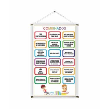 Imagem de Banner pronto Combinados BA 179 medida 45x70 cm arte pronta