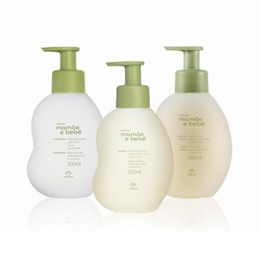 Imagem de Mamãe e Bebê Kit Presente, 3 Produtos para Cuidados do Bebê, Creme Protetor 60g, Sabonete Líquido 200ml, Água de Colônia 100ml