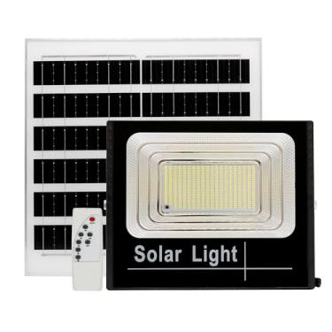 Imagem de Refletor Led Holofote Placa Solar Bateria 1000w Com Placa