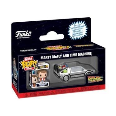 Imagem de Funko, Funko Pop Bitty Pop Back To Future Marty Mcfly and Machine