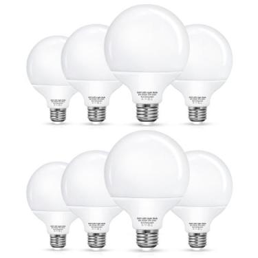 Imagem de Lâmpada LED Vanity EvaStary G25 6W 5000K Daylight, pacote com 8