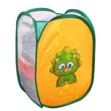 Imagem de Cesto Organiador de Brinquedos e Roupas Infantil, Dobrável, 60 Litros.