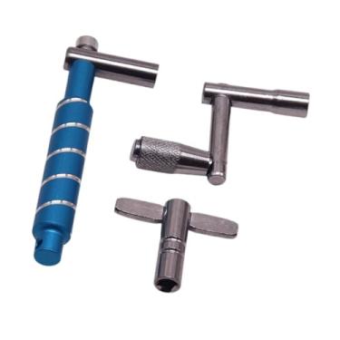 Imagem de MERIGLARE 3x Chave de Tambor Ferramenta de Percussão Manutenção Reparo Afinador de Bateria Profissional Portátil para Bateria Eletrônica Acústica