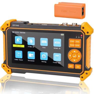 Imagem de Monitor testador de câmera CCTV WSDCAM TFT-LCD de 5 polegadas 4K