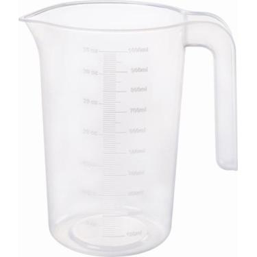 Imagem de Jarra Medidora Graduada 1l Alça Resistente Cozinha Receitas - Plasútil