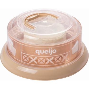 Imagem de Queijeira Porta Queijo Com Tampa E Alça Retrô Plasútil