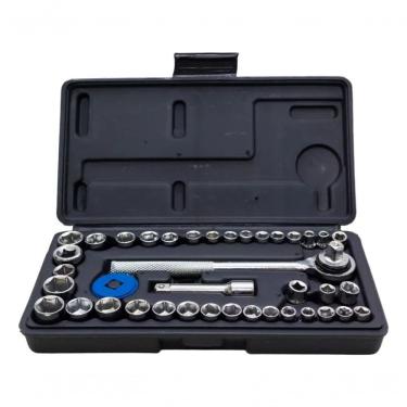 Imagem de Jogo Chave Soquete C- Catraca Reversível 40 Peças Startools